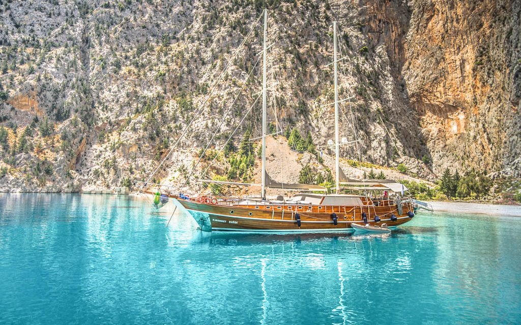 a boat floats on st james bay